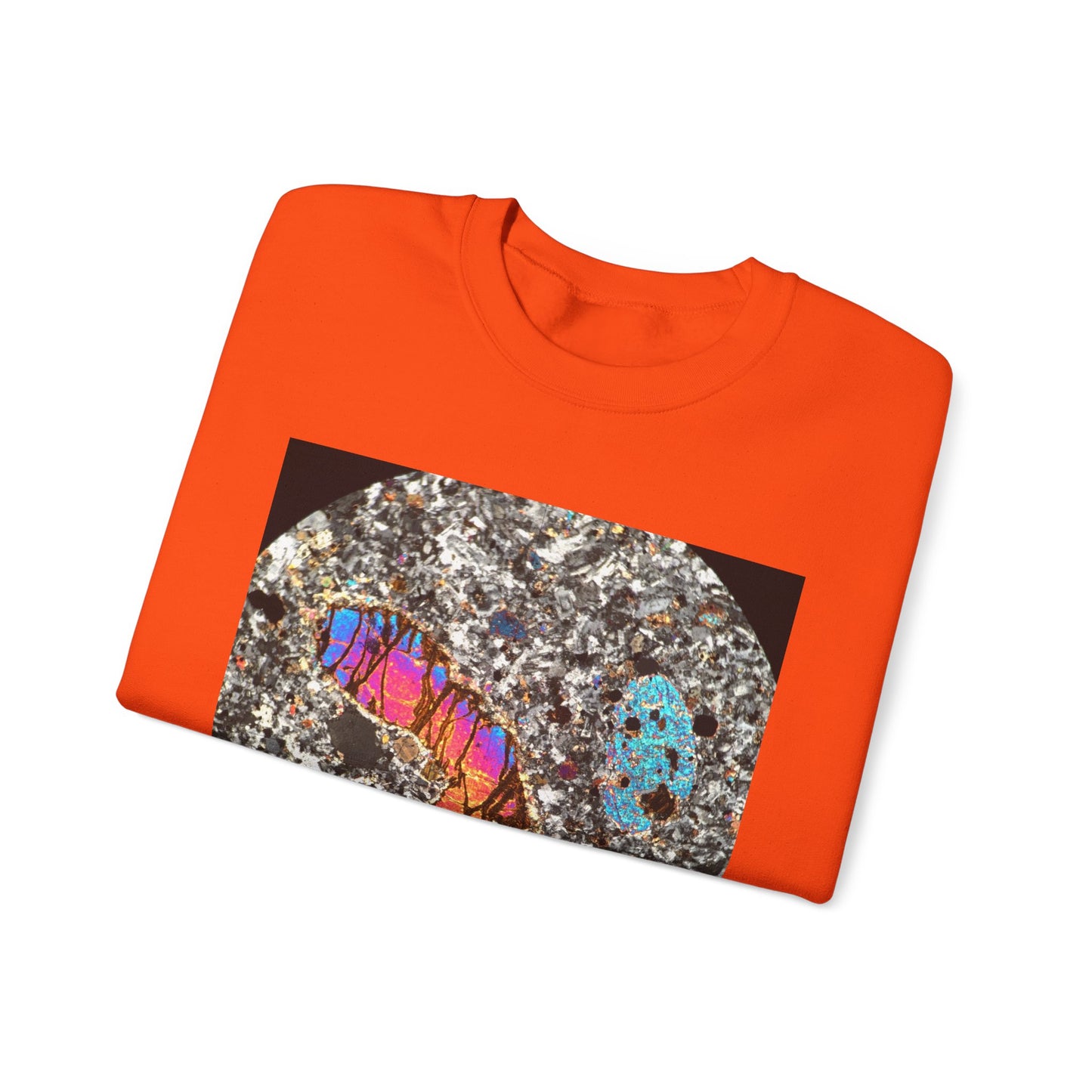 Olivine surrounded by Plagioclase - Heavy Blend™ Crewneck Sweatshirt