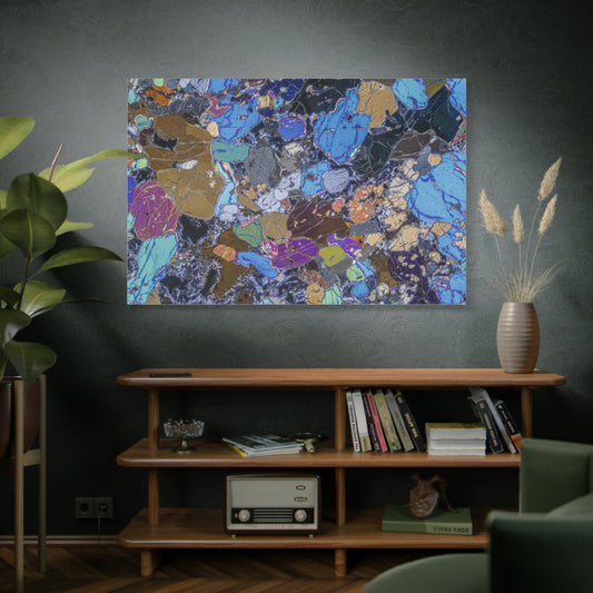 Gabbro Pyroxene/Olivine Canvas Wall Art