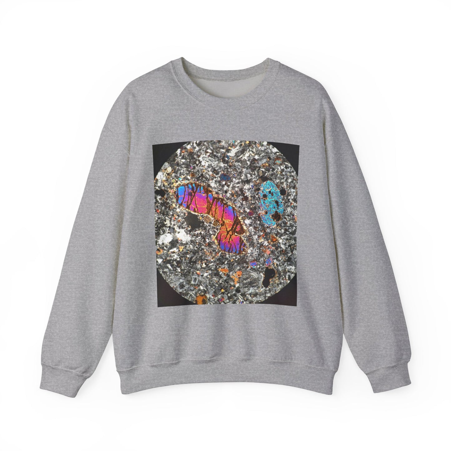 Olivine surrounded by Plagioclase - Heavy Blend™ Crewneck Sweatshirt