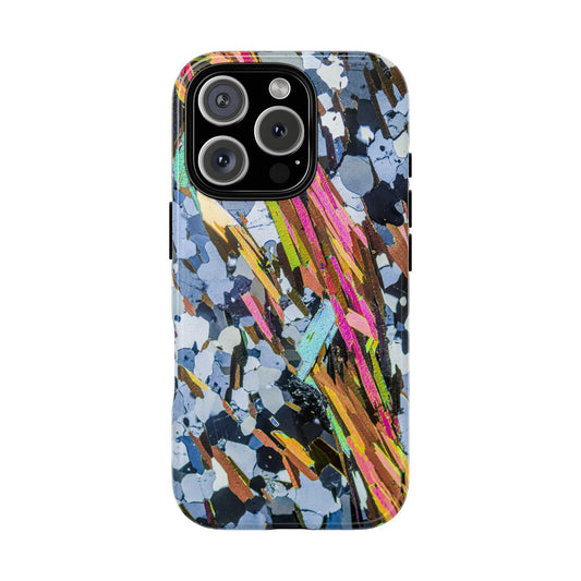 Mica Schist 2.0 Vibrant Phone Case, Tough Cases for Artists