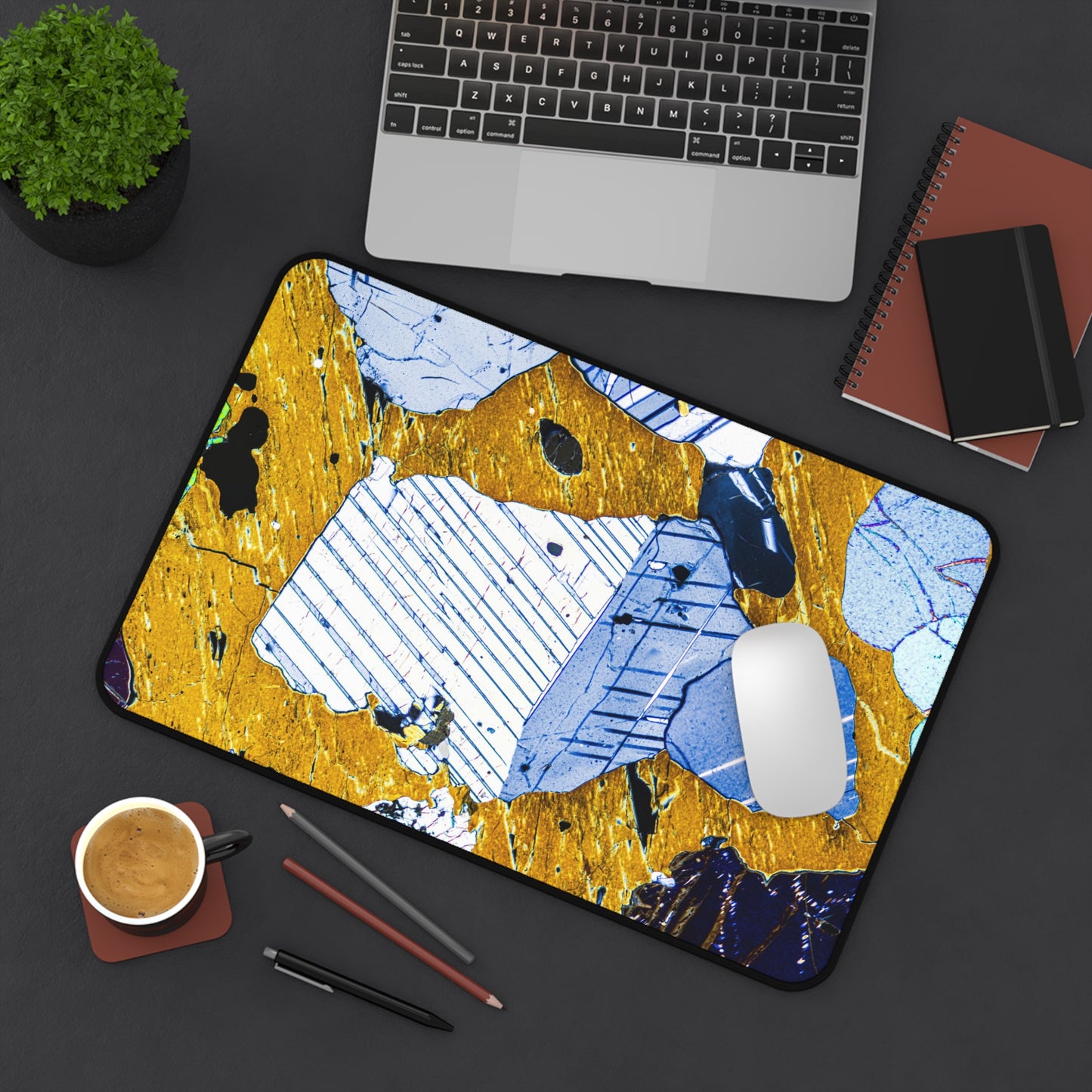 Plagioclase in Pyroxene Desk Mat