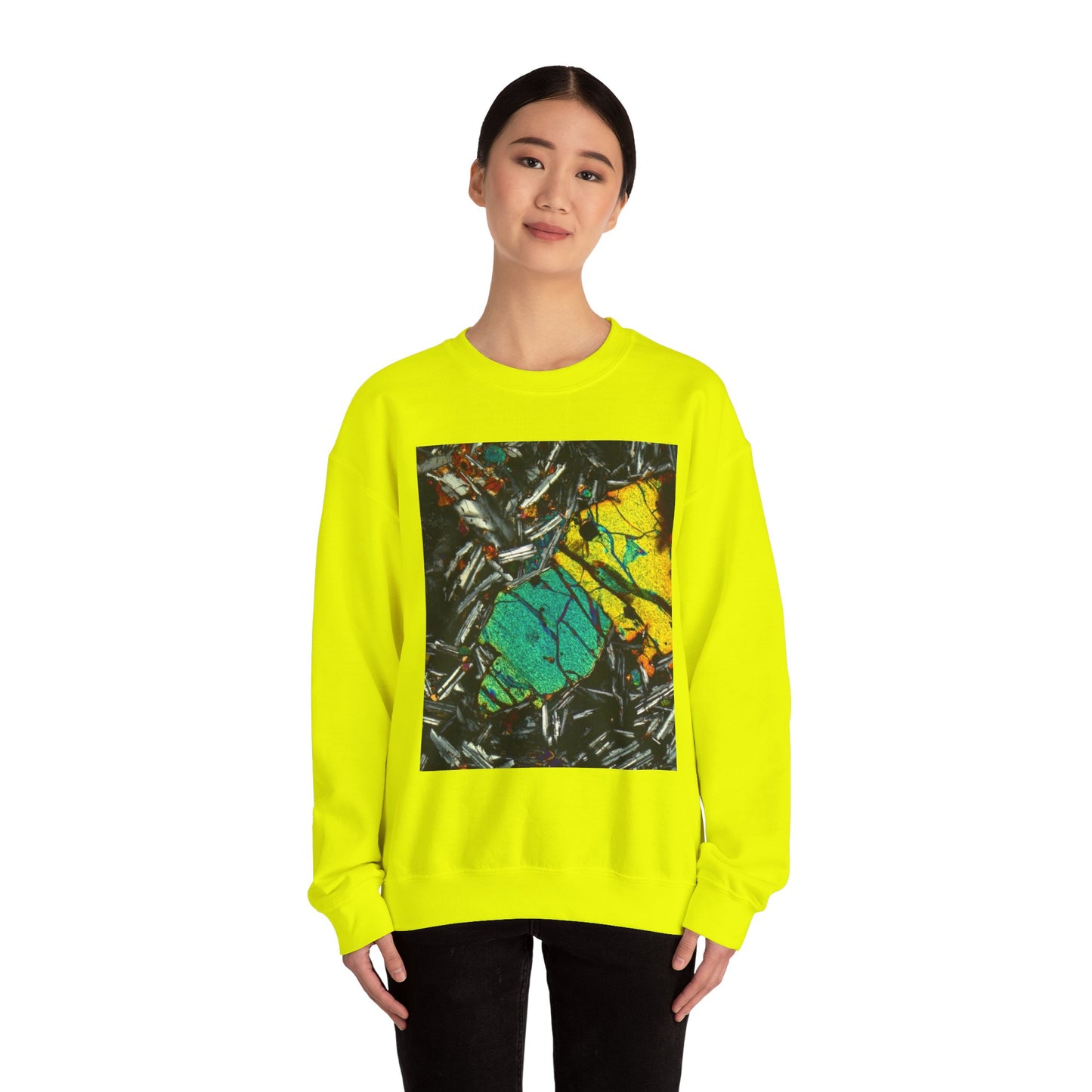 Olivine In Basalt - Heavy Blend™ Crewneck Sweatshirt