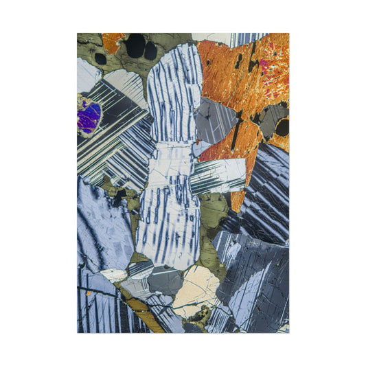 Plagioclase and Pyroxene Rolled Posters