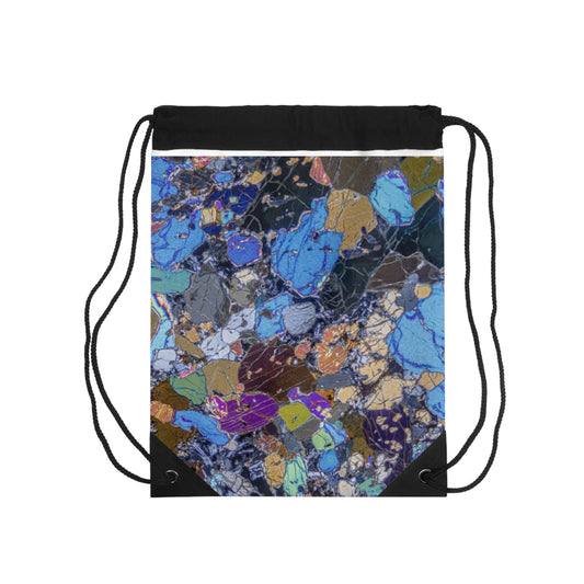 gabbro with Olivine/Pyroxene Drawstring Bag