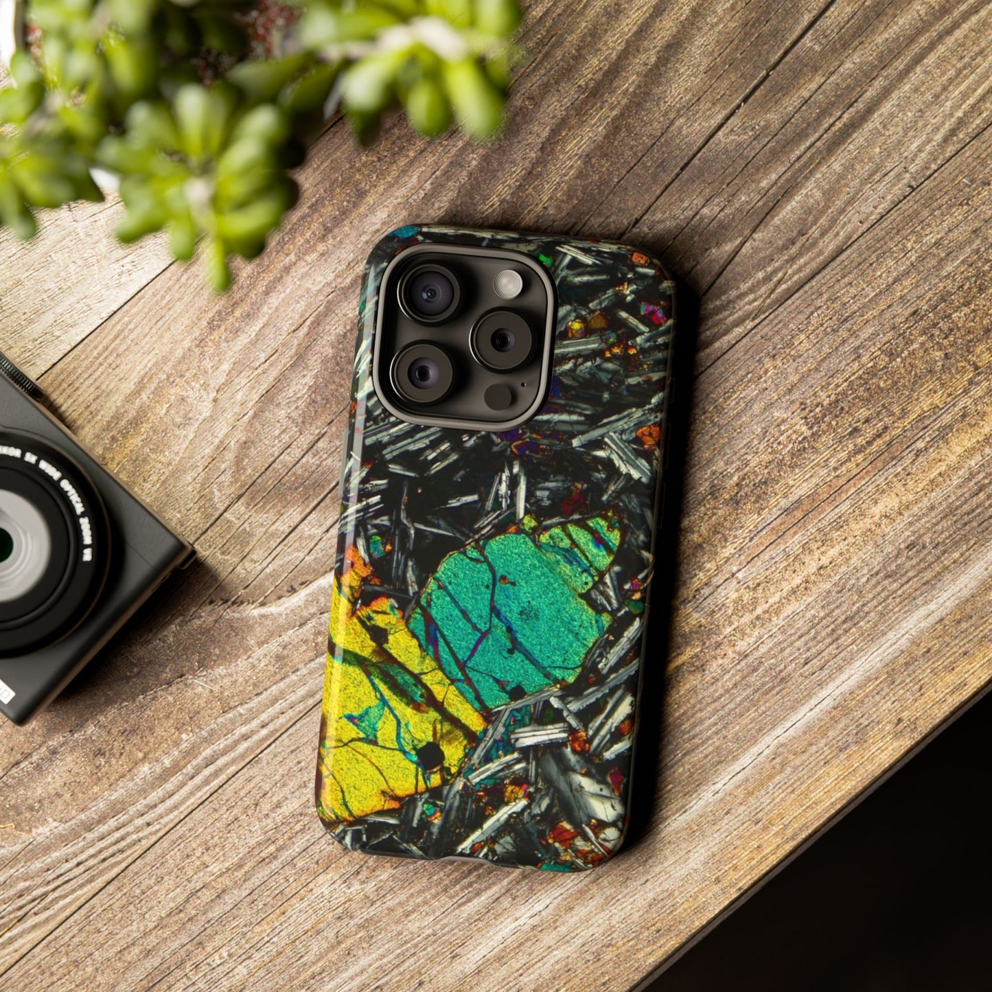 Olivine in Basalt - Phone Case
