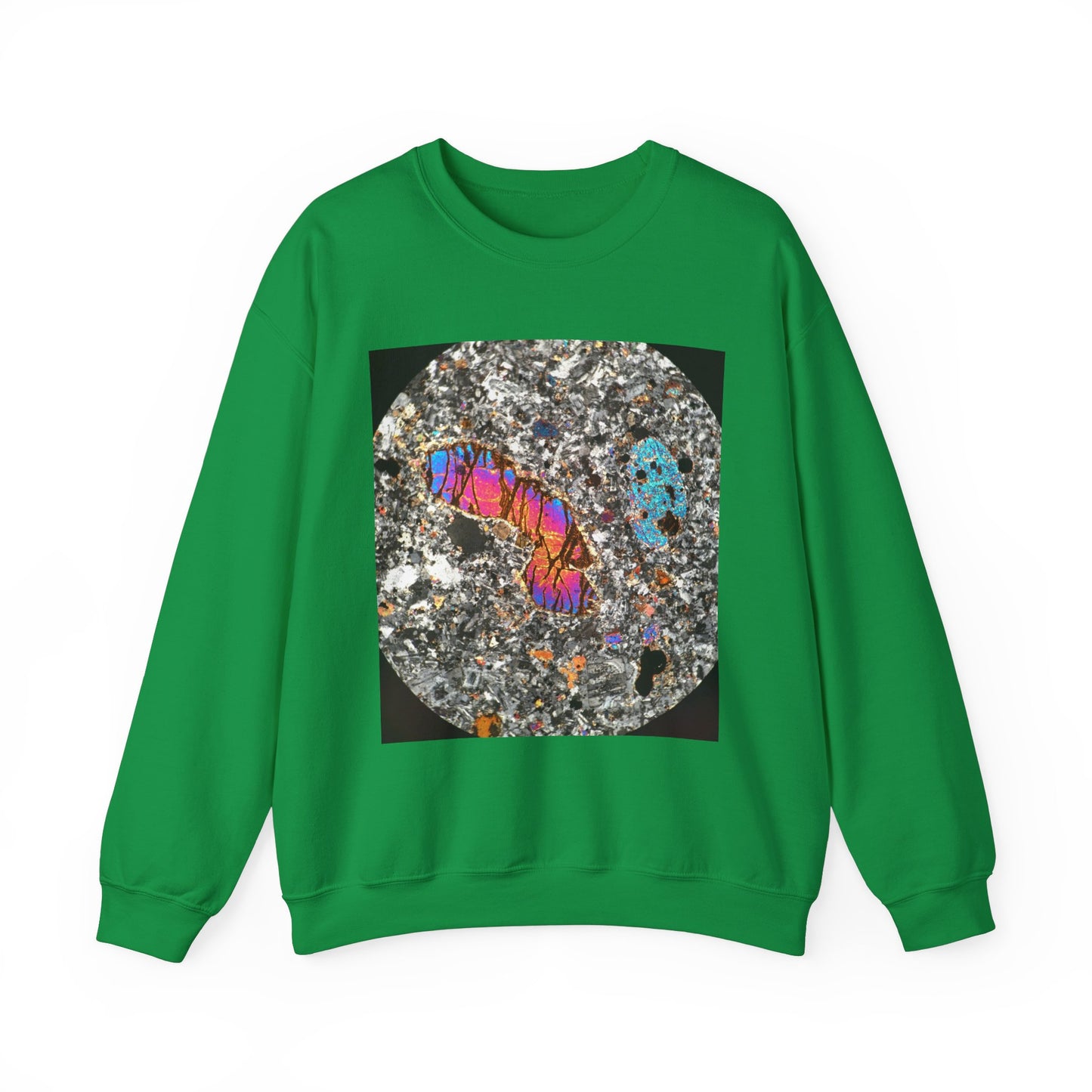 Olivine surrounded by Plagioclase - Heavy Blend™ Crewneck Sweatshirt