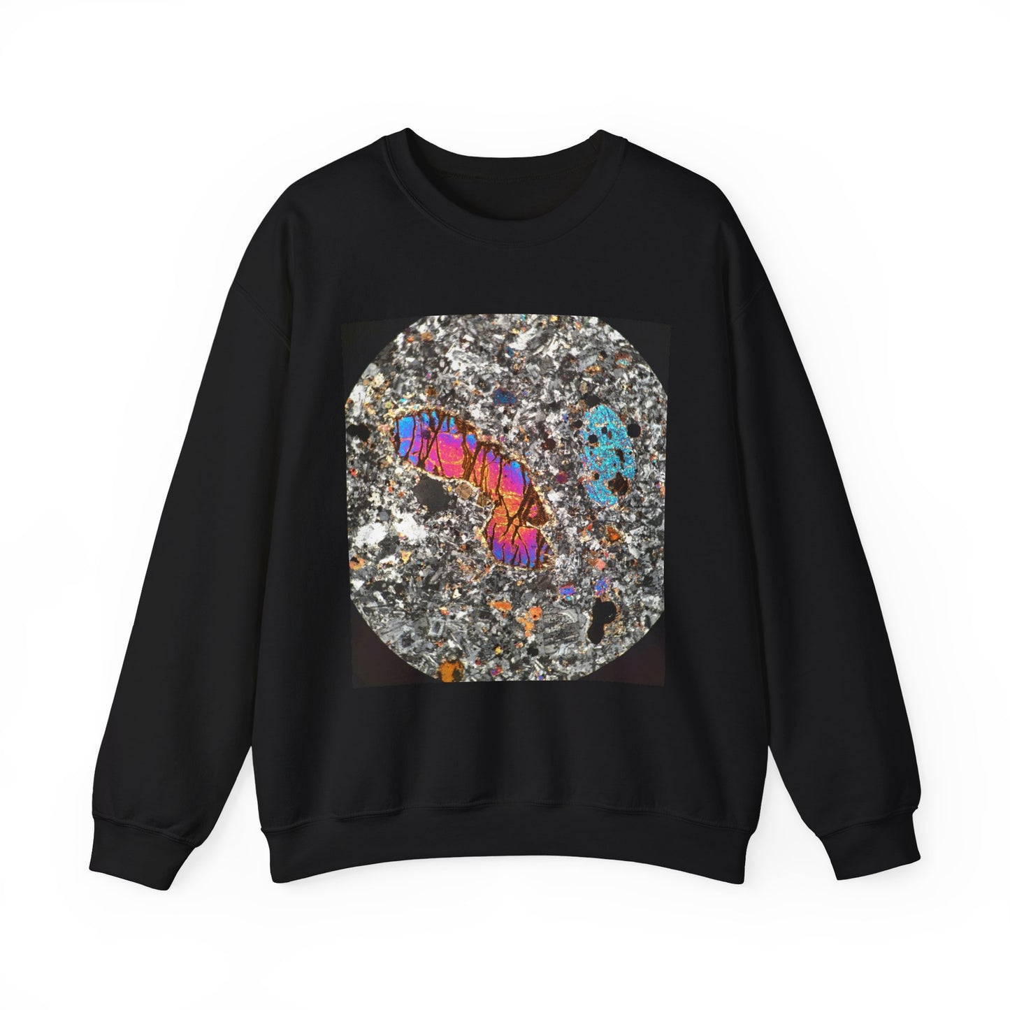 Olivine surrounded by Plagioclase - Heavy Blend™ Crewneck Sweatshirt