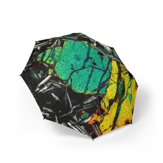 Olivine in Basalt Foldable Umbrella