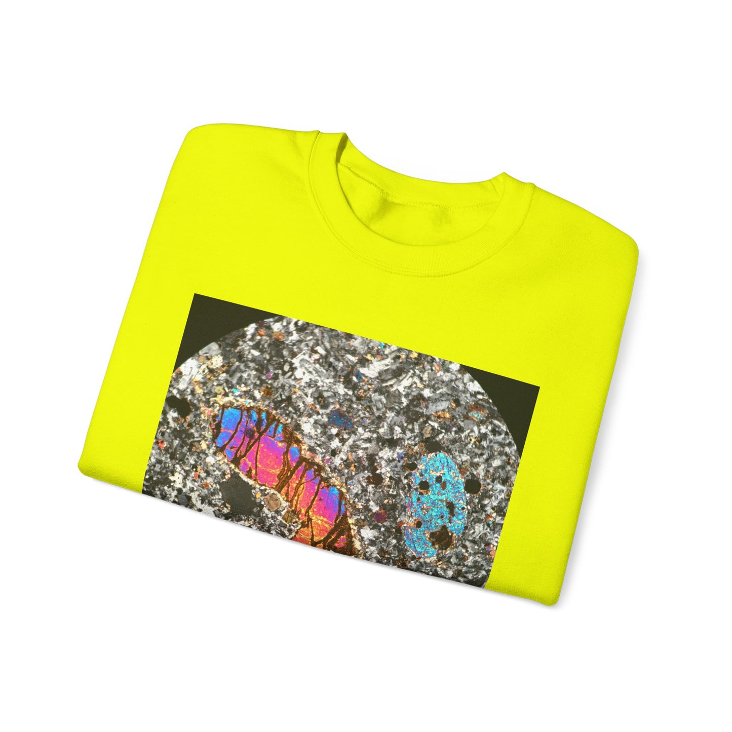 Olivine surrounded by Plagioclase - Heavy Blend™ Crewneck Sweatshirt