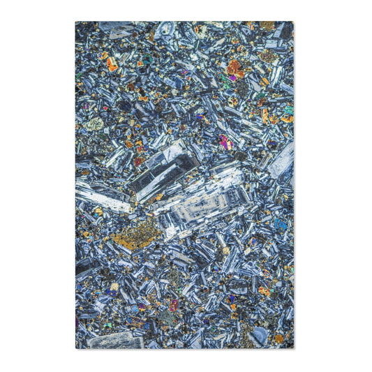 Plagioclase in Basalt Area Rug