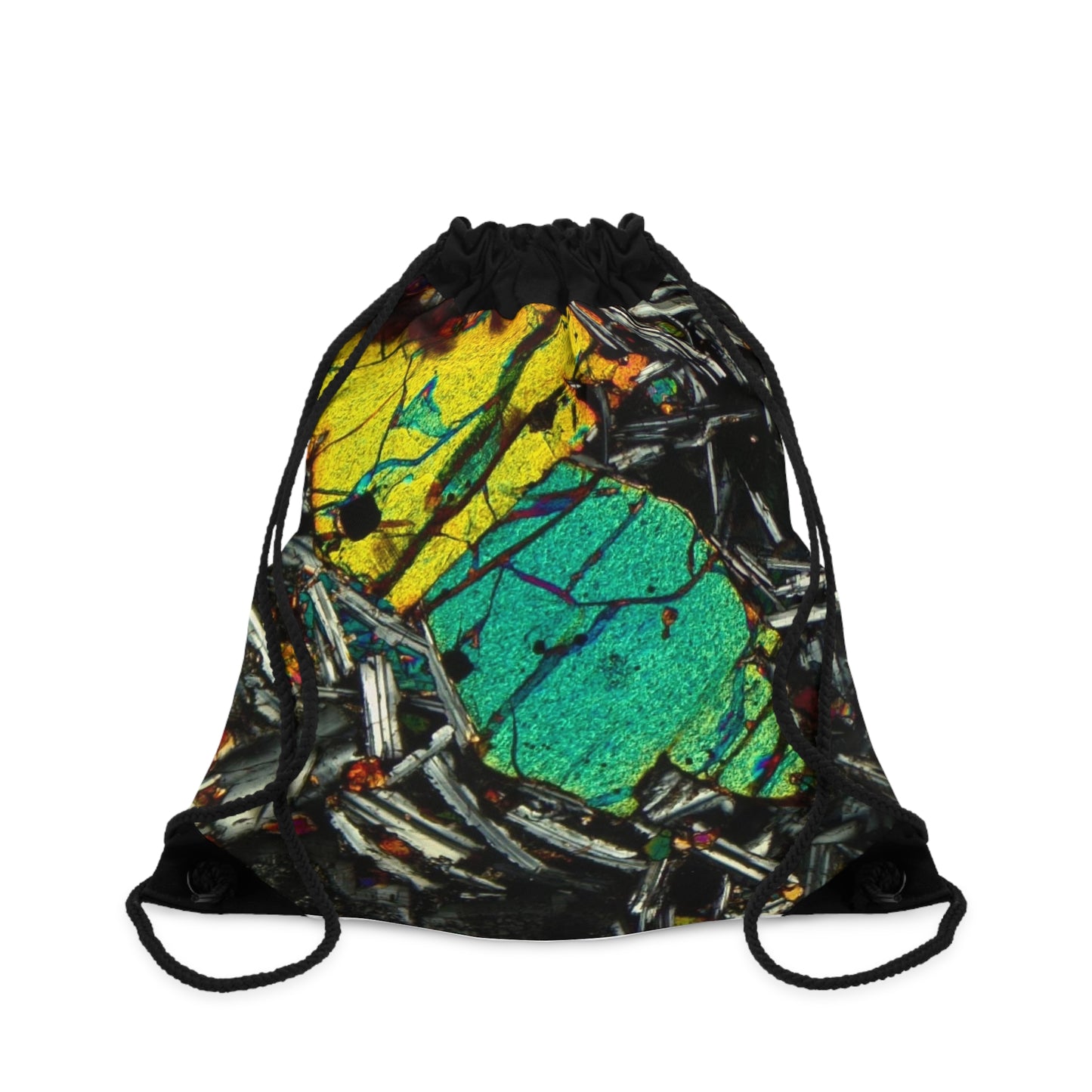 Olivine in Basalt Drawstring Bag