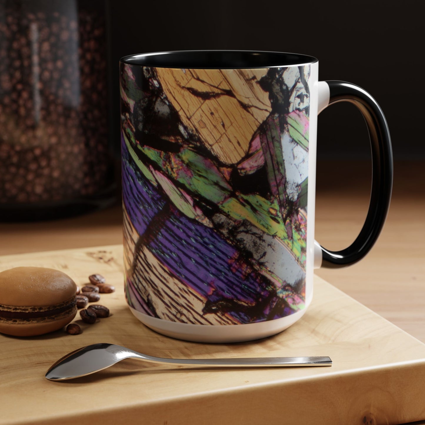 Twinned Kyanite Accent Coffee Mug (11, 15oz)