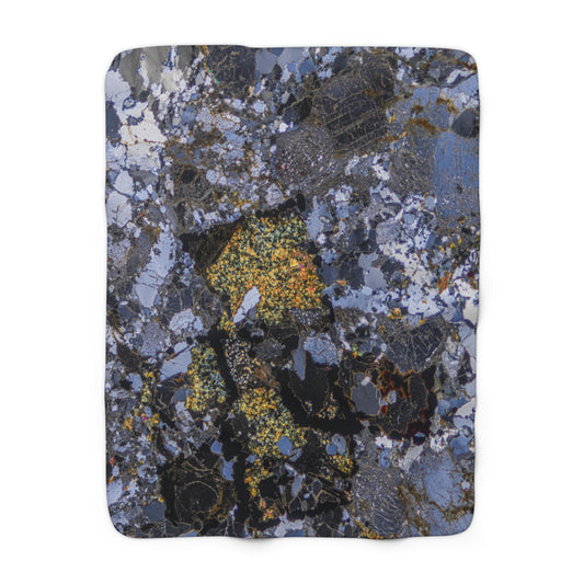 Ore Rock Sherpa Fleece Blanket