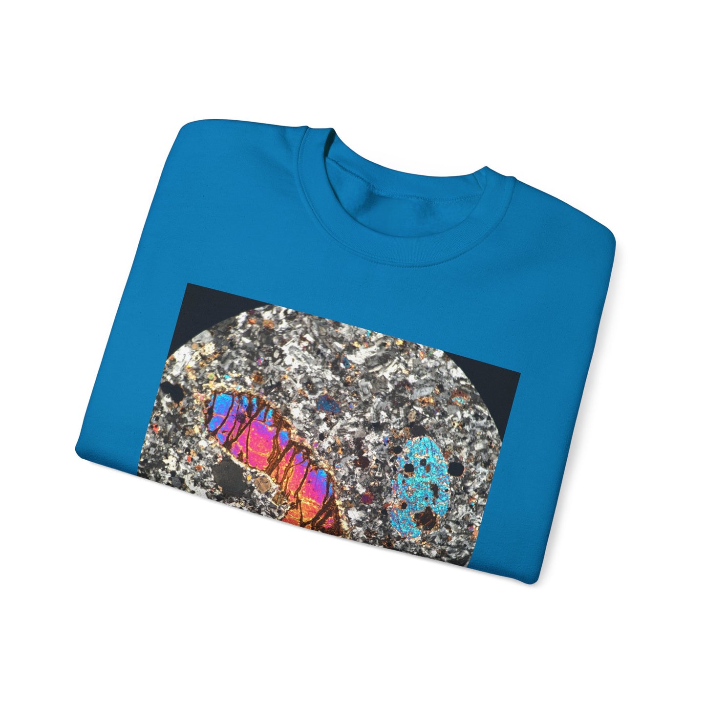 Olivine surrounded by Plagioclase - Heavy Blend™ Crewneck Sweatshirt