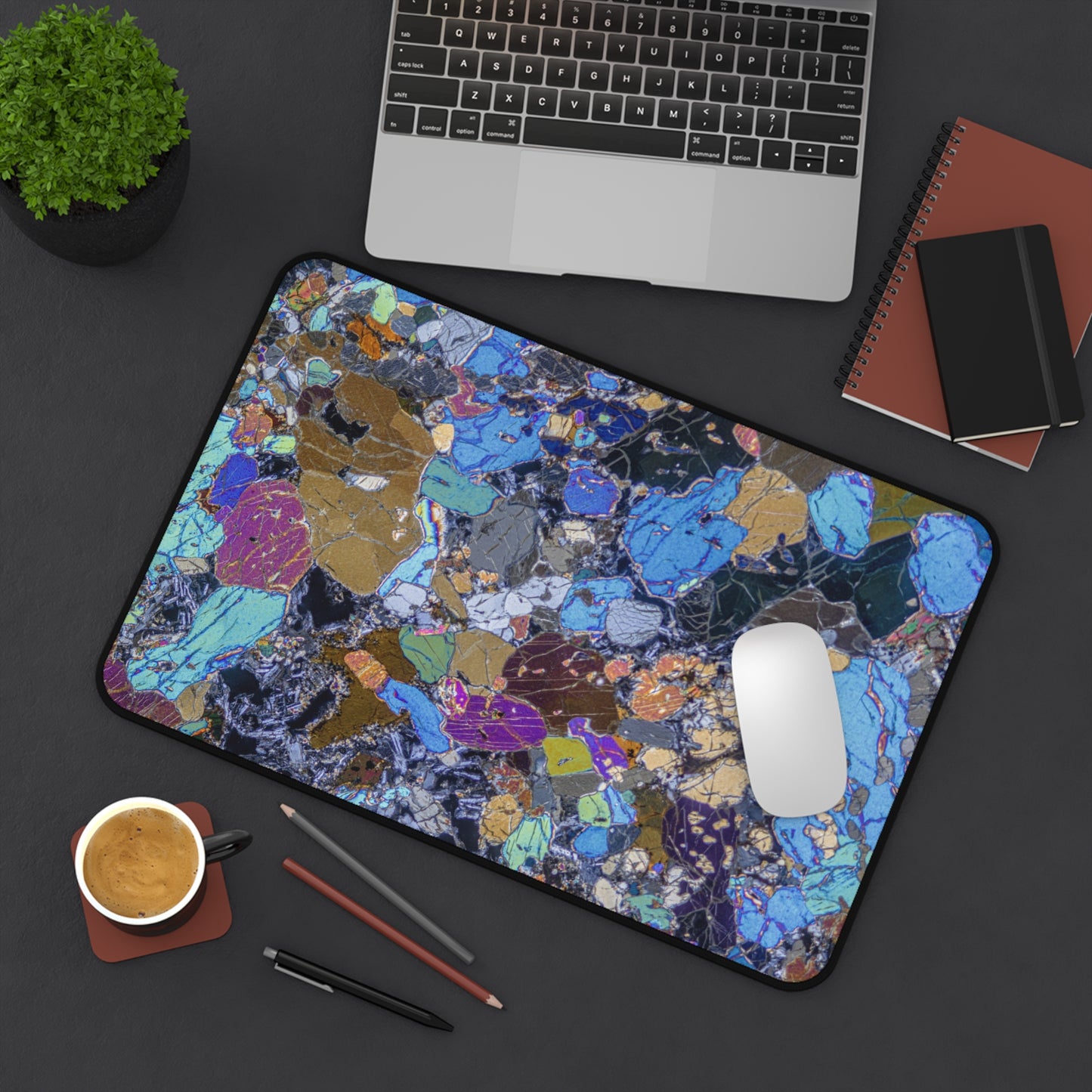 Gabbro Pyroxene/Olivine Desk Mat