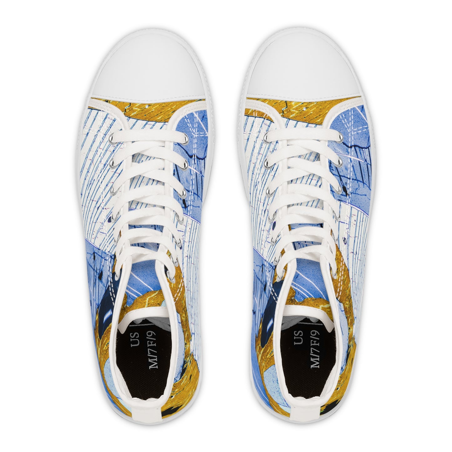 Plagioclase in Pyroxene Women's High Top Sneakers
