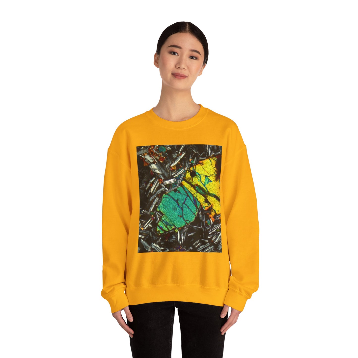 Olivine In Basalt - Heavy Blend™ Crewneck Sweatshirt