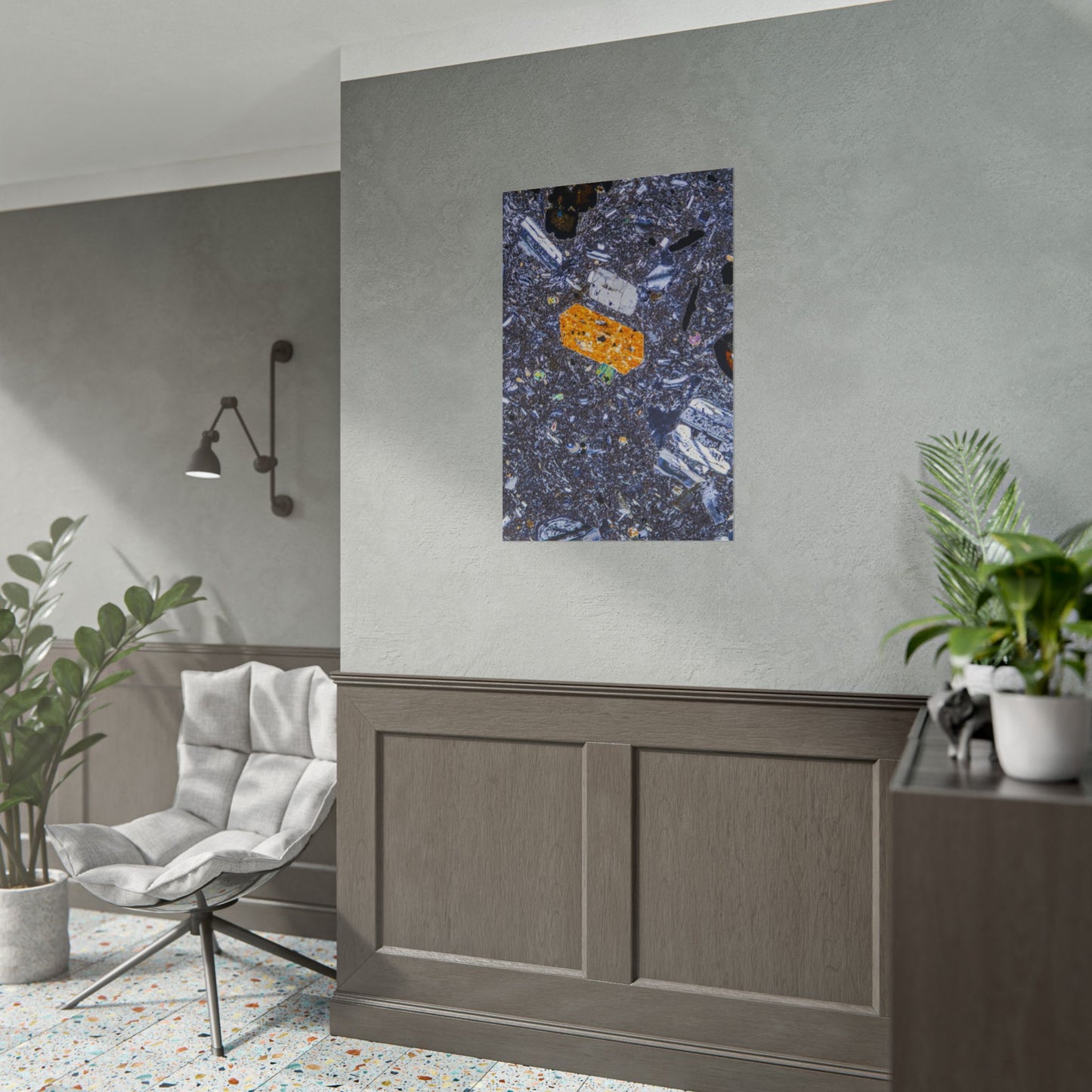 Pyroxene Crystal Rolled Posters