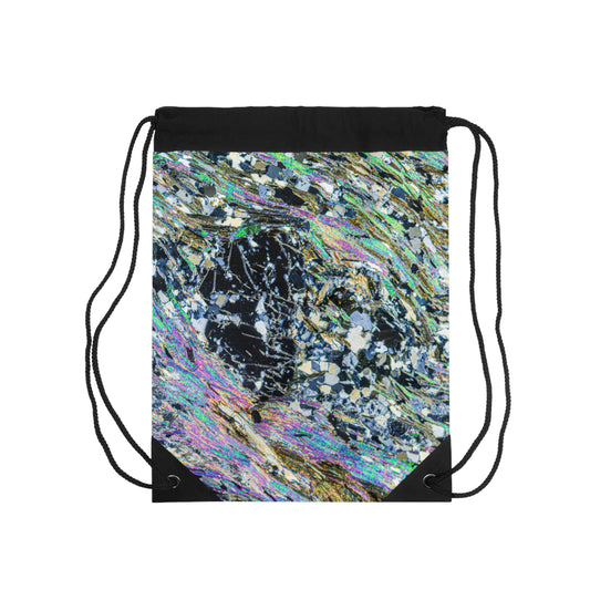 Metamorphosing Garnet Drawstring Bag