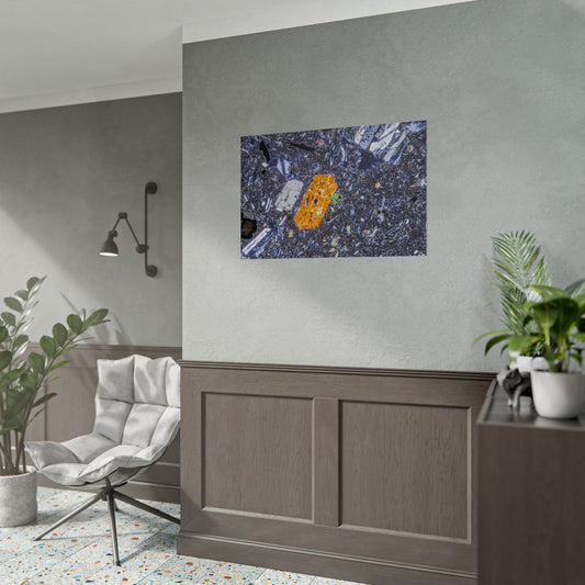 Pyroxene Crystal Rolled Posters