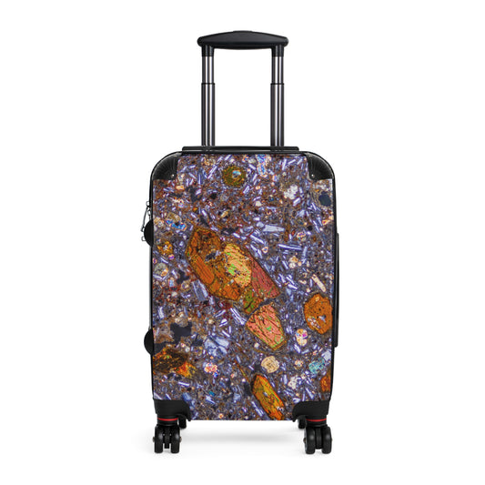 Hornblende in Basalt Travel Suitcase