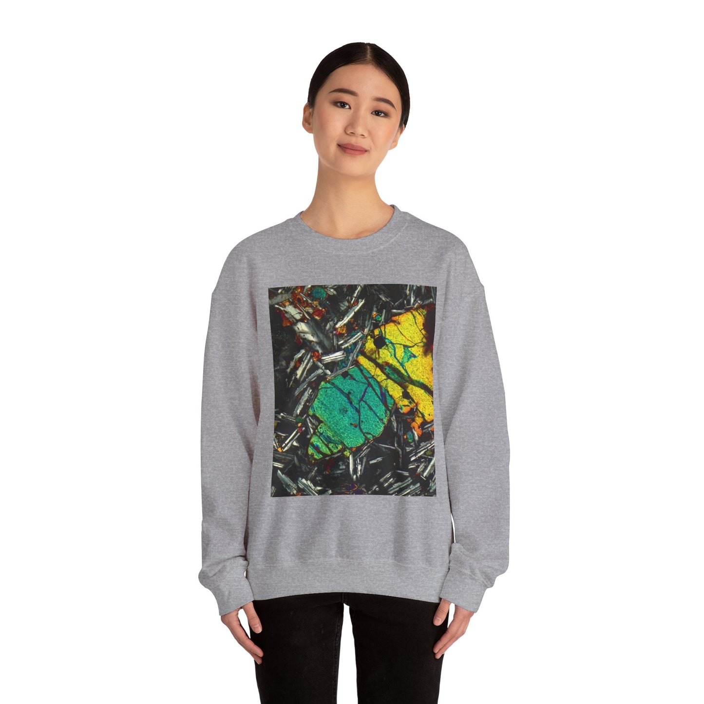 Olivine In Basalt - Heavy Blend™ Crewneck Sweatshirt