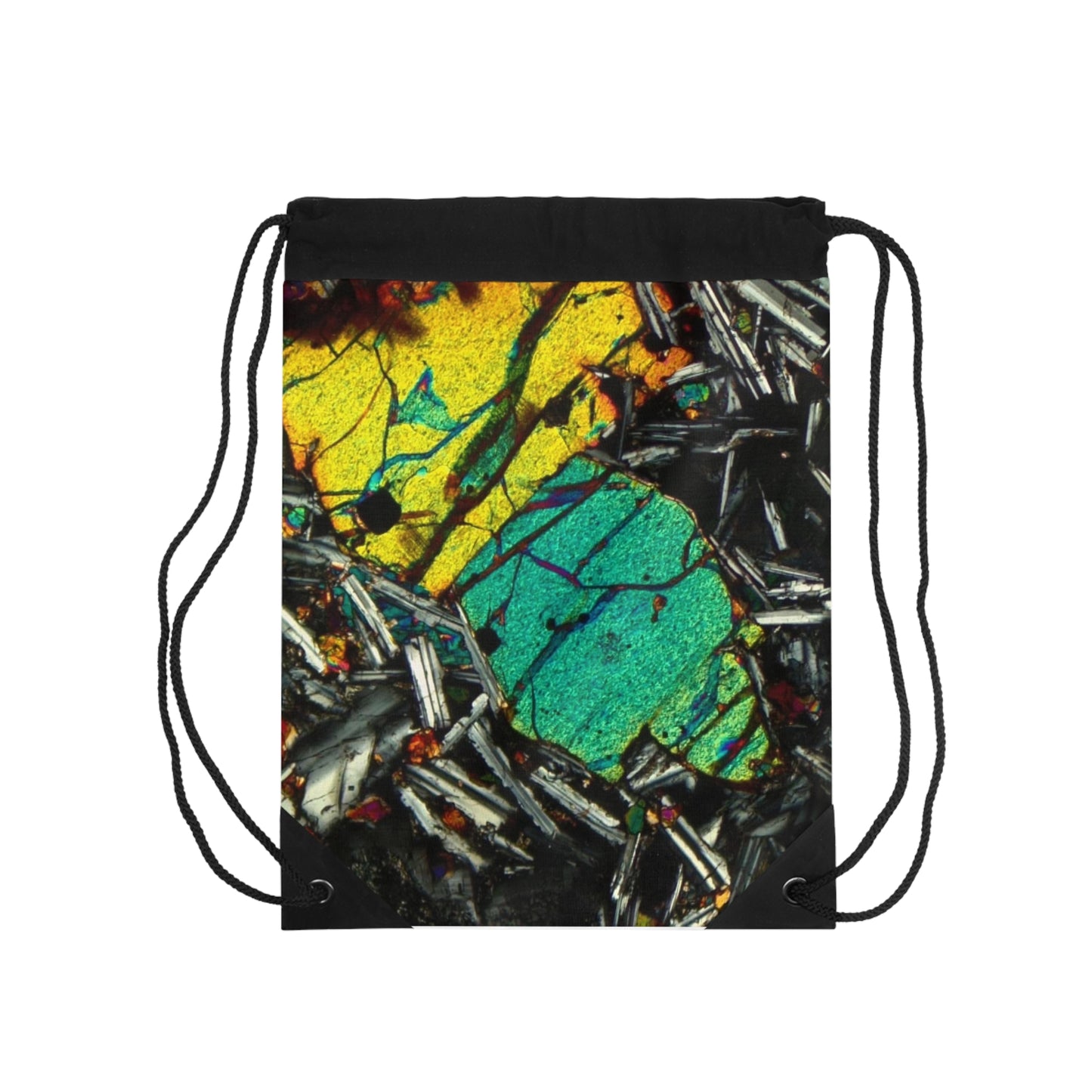 Olivine in Basalt Drawstring Bag